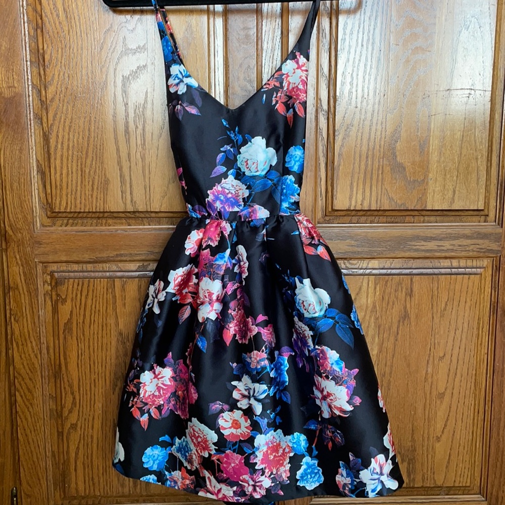 Floral cocktail dress